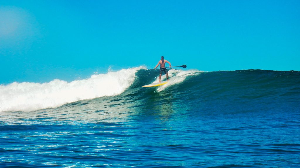 Stand Up Paddle boarding at Bailey Road.