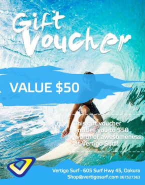 $50 surfing gift voucher