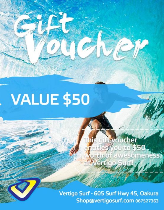$50 surfing gift voucher
