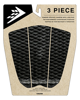 FIREWIRE 3 PEICE ARCH TRACTION PAD - BLACK/CHARCOAL