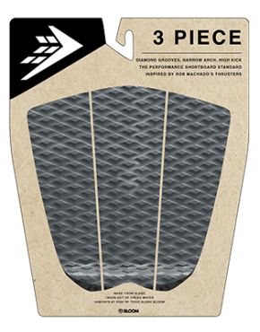 FIREWIRE 3 PEICE ARCH TRACTION PAD - CHARCOAL/BLACK