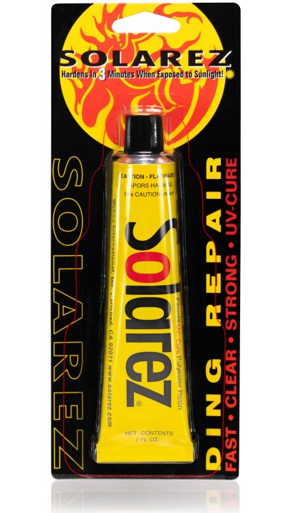 Solarez Polyester Resin UV Cure Surfboard Ding Repair - 15 mls