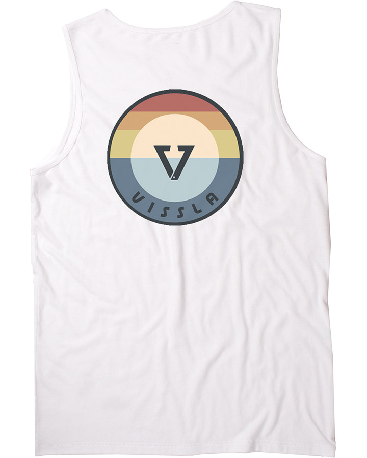 Vissla Medalion Tank WHT