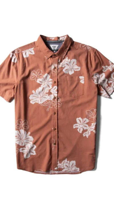 Vissla Byebiscus Eco SS Shirt - Terracotta